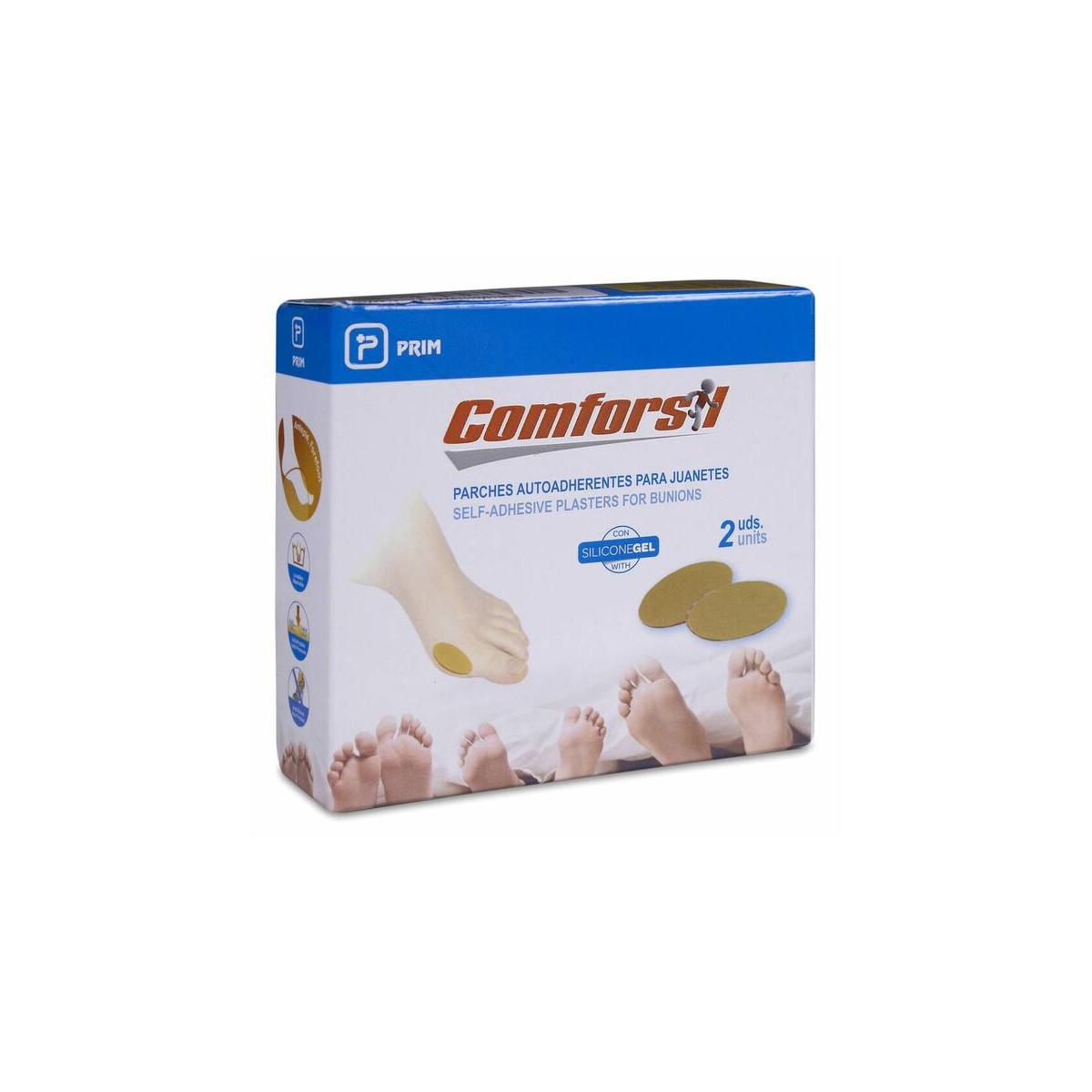 COMFORSIL AQUA PARCHES ADHERENTES PARA JUANETES...