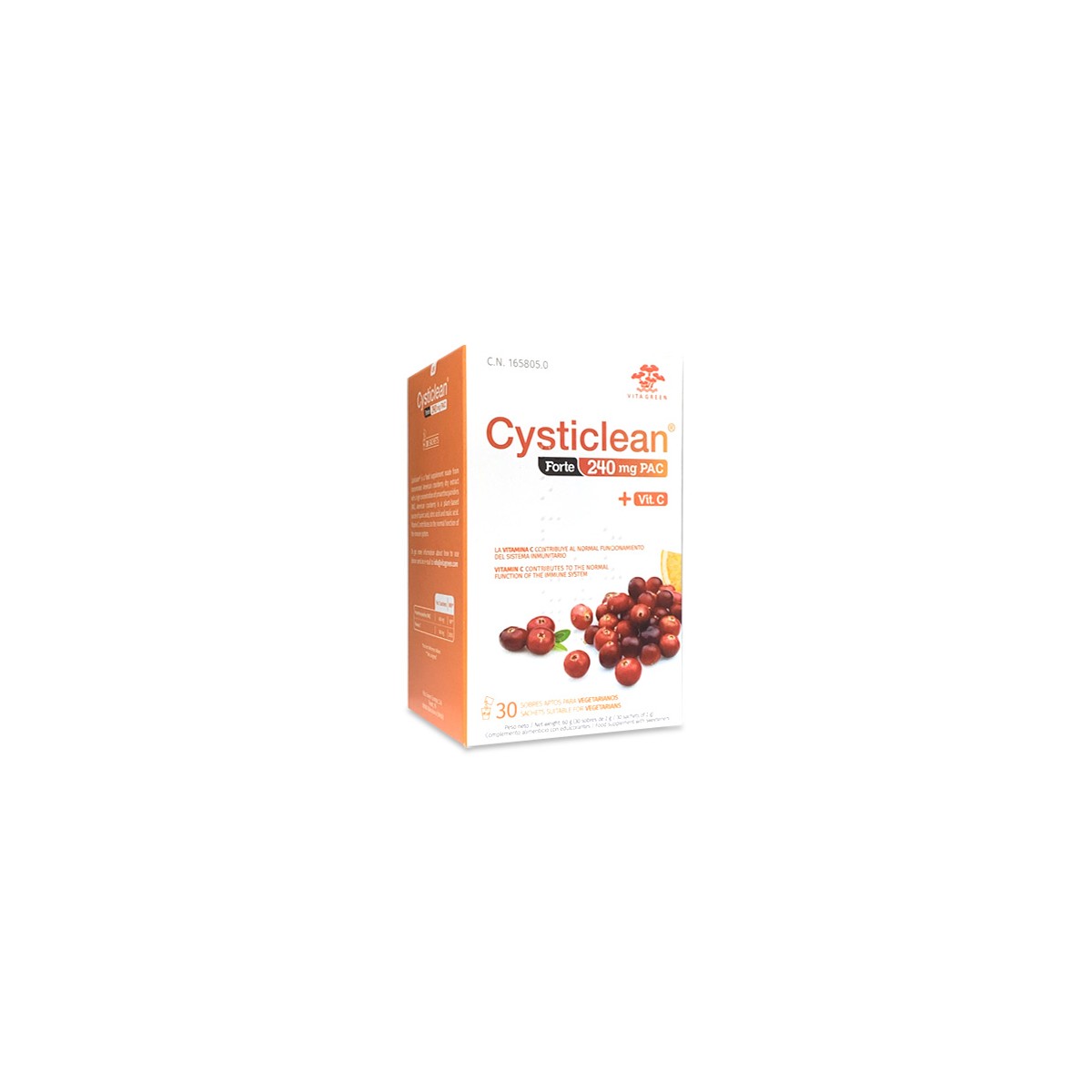 CYSTICLEAN FORTE 240 mg 30 SOBRES 2 g