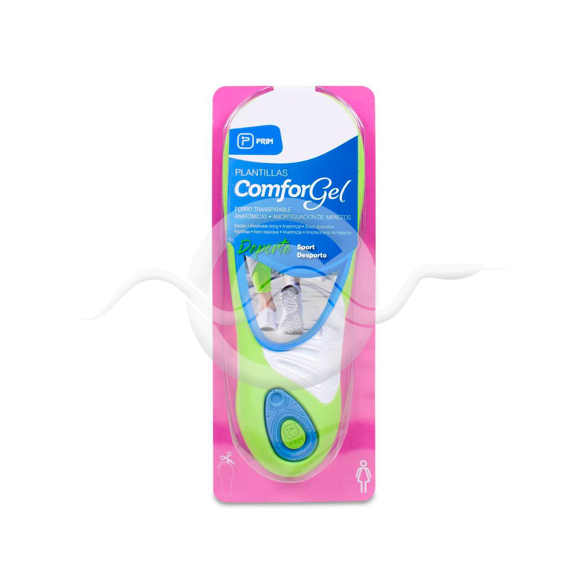PLANTILLAS DEPORTE COMFORGEL MUJER 2 UNIDADES