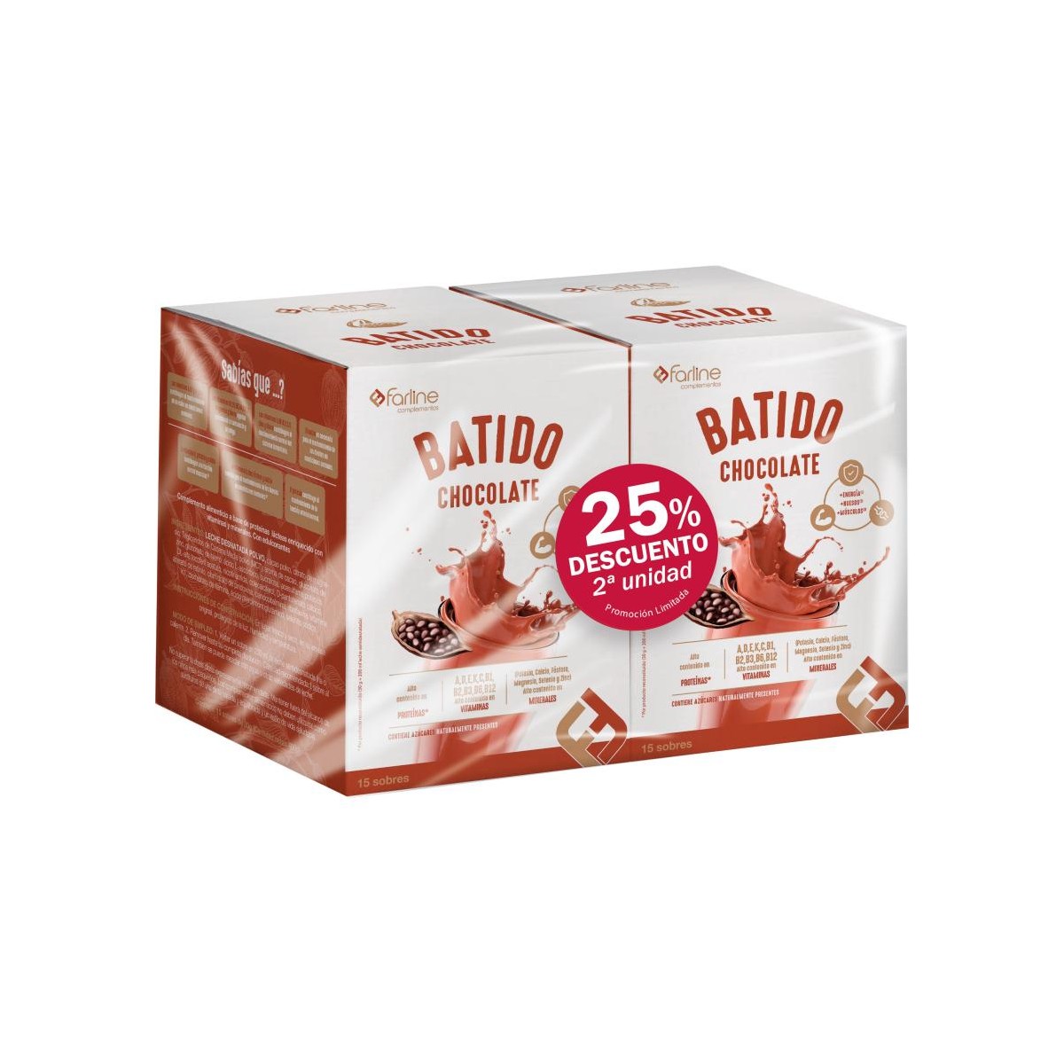 FARLINE COMPLEMENTOS DUPLO BATIDO BATIDO 2x15...