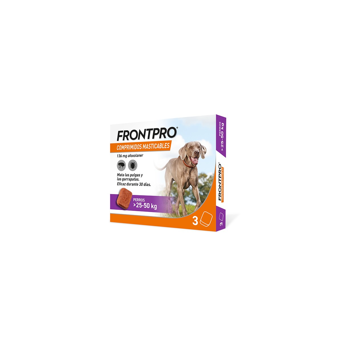 FRONTPRO 136 MG 3 COMP MAST (25-50 KG) PERRO