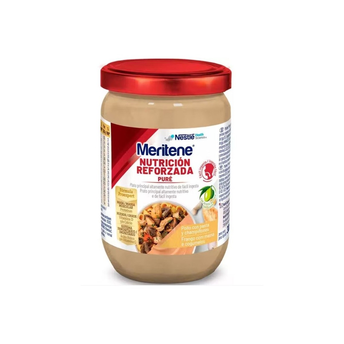 MERITENE PURE 1 FRASCO 300 g SABOR POLLO PASTA...