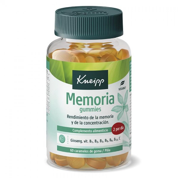 KNEIPP GUMMIES MEMORIA 60 UNIDADES