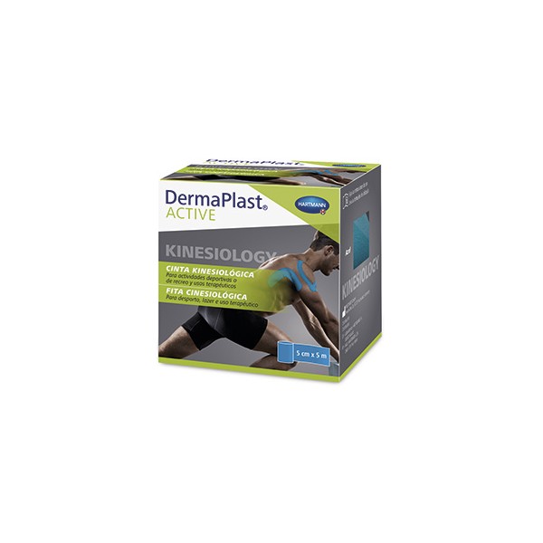 CINTA KINESIOLOGICA DERMAPLAST ACTIVE COLOR AZUL 5 CM X 5...