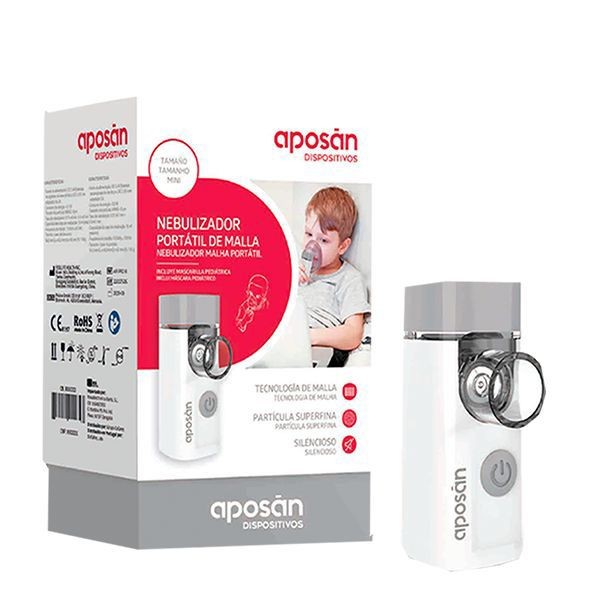 NEBULIZADOR DE MALLA APOSAN 1 UNIDAD AIR-PRO III PORTATIL