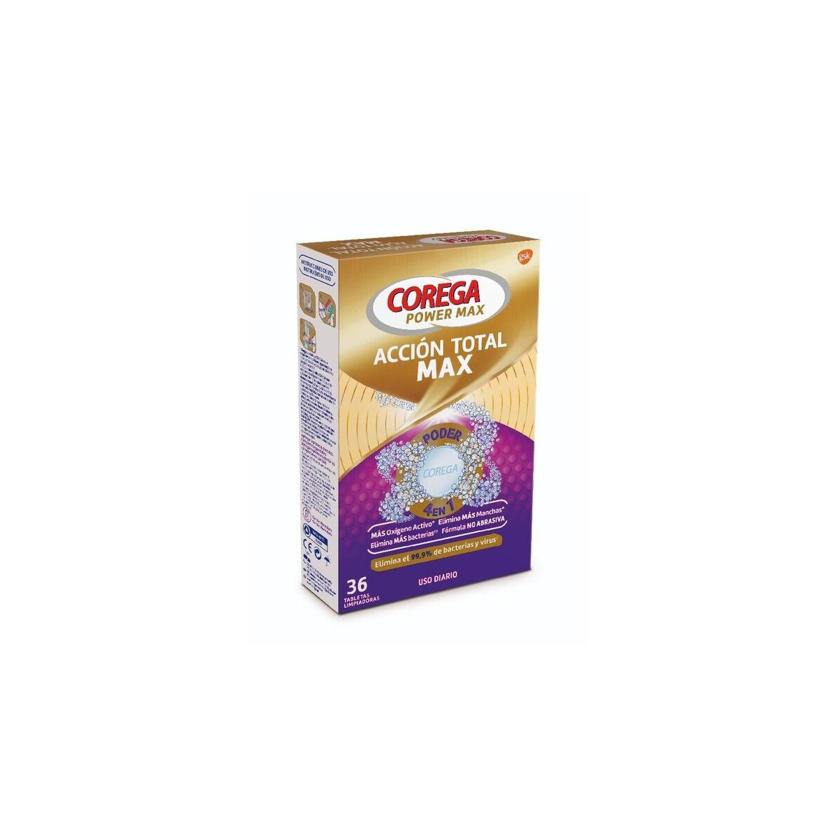 COREGA ACCION TOTAL LIMPIADOR LIMPIEZA PROTESIS...