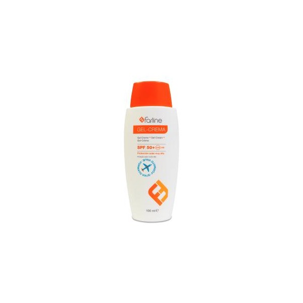 FARLINE GEL CREMA SOLAR SPF 50+ 1 ENVASE 100 ml FORMATO VIAJE