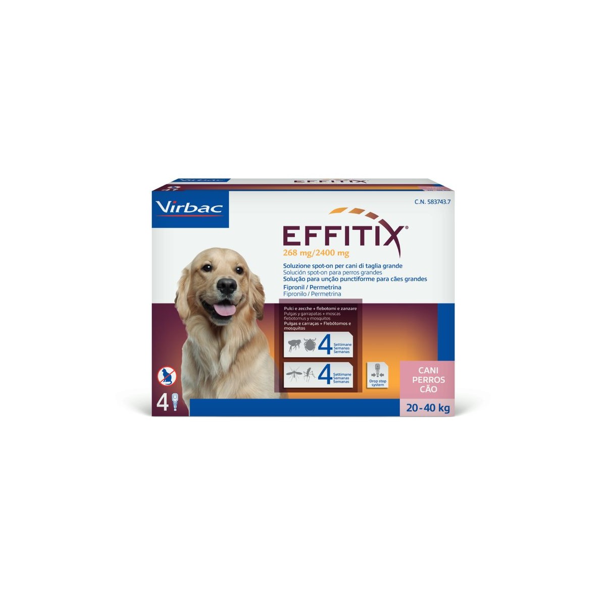 EFFITIX PERROS GRANDES 2040KGS 2682400 MG...