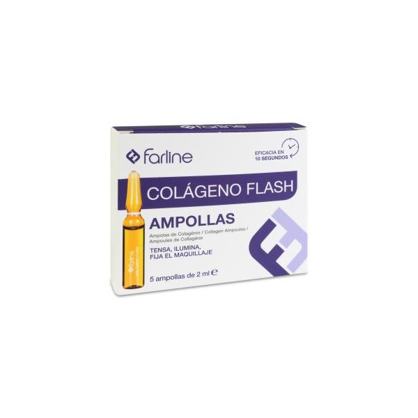FARLINE AMPOLLAS COLAGENO FLASH 5 AMPOLLAS 2 ml