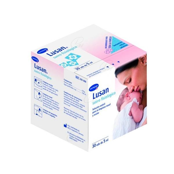 LUSAN SUERO FISIOLOGICO NASAL MONODOSIS 5 ML 30 U