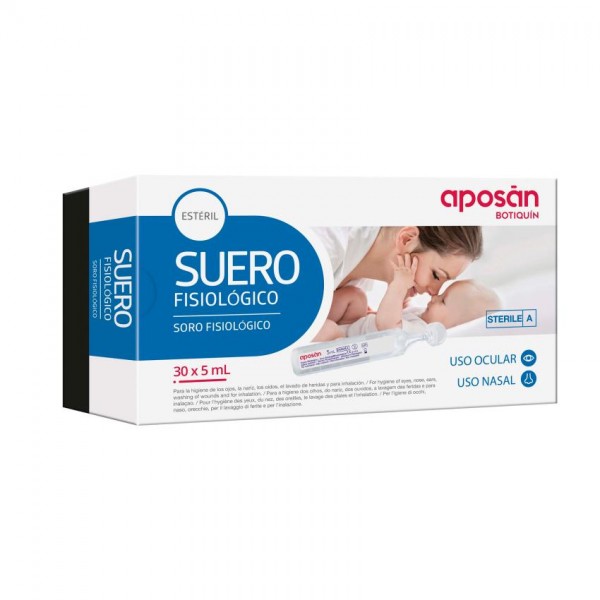APOSAN SUERO FISIOLOGICO 30 UNIDADES MONODOSIS 5 ml
