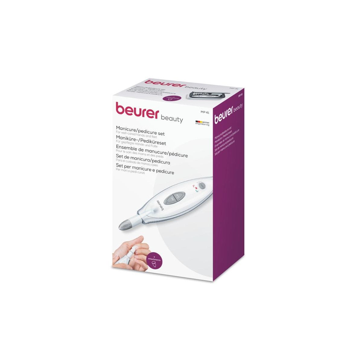 BEURER SET MANICURA PEDICURA PROFESIONAL MP41
