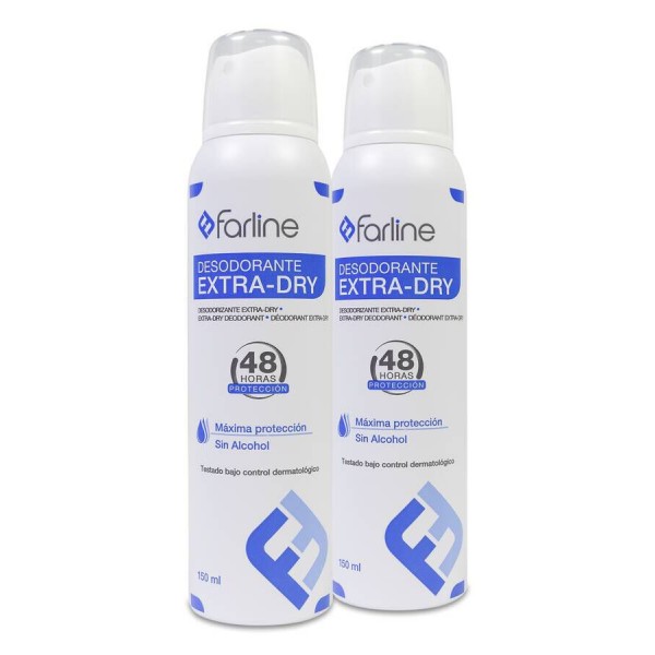DUPLO FARLINE DESODORANTE EXTRADRY 150+150 ML