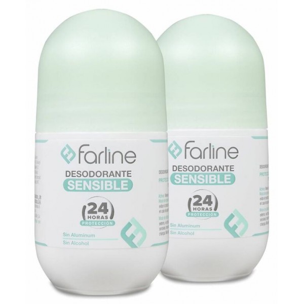 DUPLO FARLINE DESODORANTE ROLL ON SENSIBLE 2x50 ml