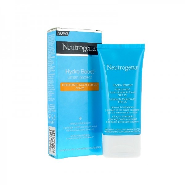NEUTROGENA HYDRO BOOST URBAN PROTECT SPF 25 FLUIDO HIDRATANTE FACIAL 1 ENVASE 50 ml