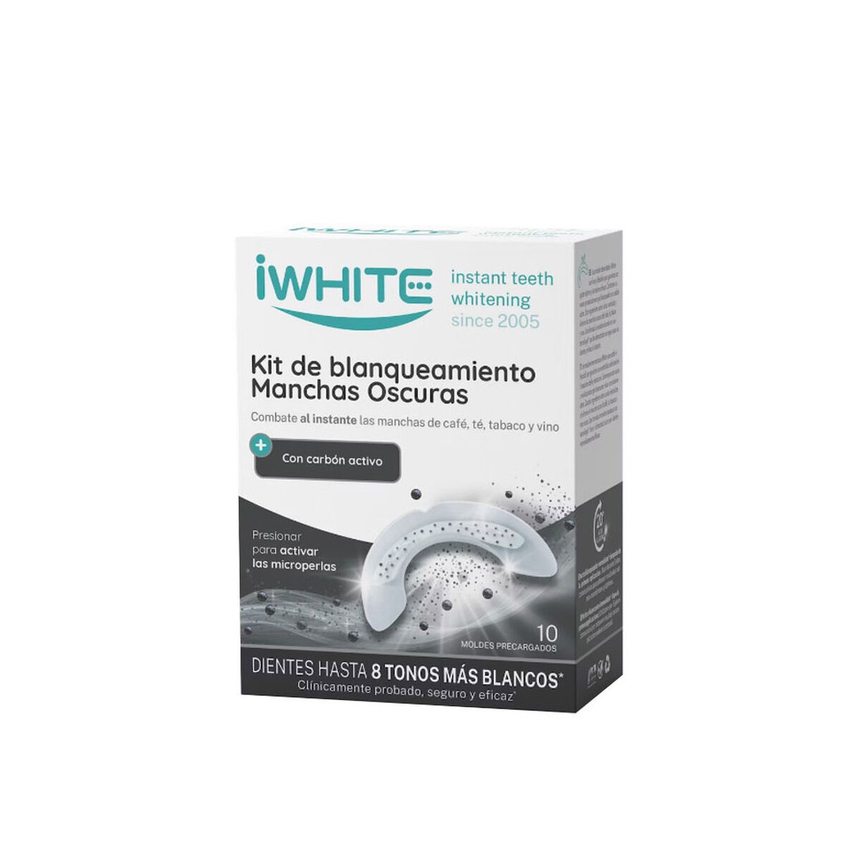 IWHITE KIT BLANQUEADOR MANCHAS OSCURAS 10 MOLDES