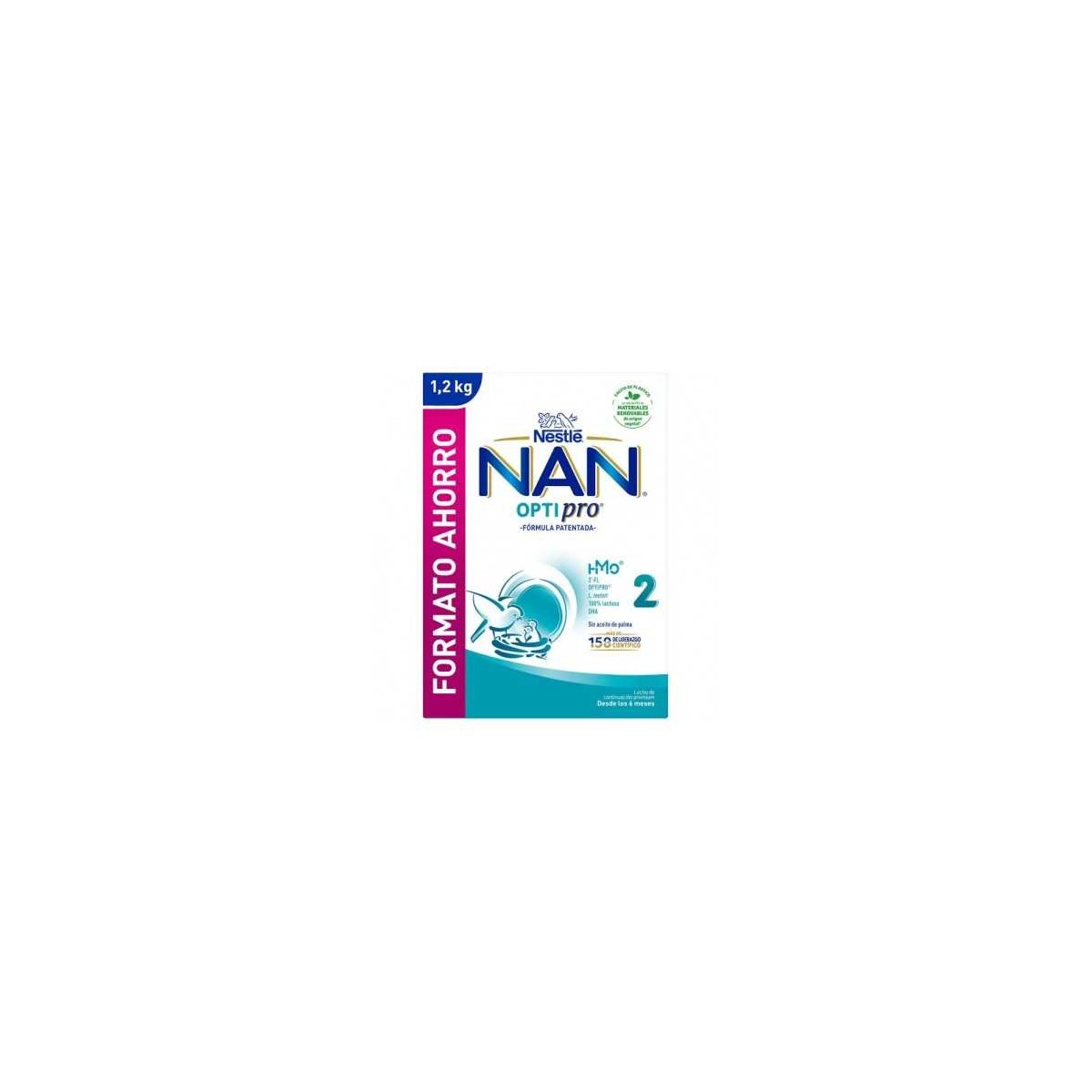NAN OPTIPRO 2 LECHE DE CONTINUACION 2 ENVASES...