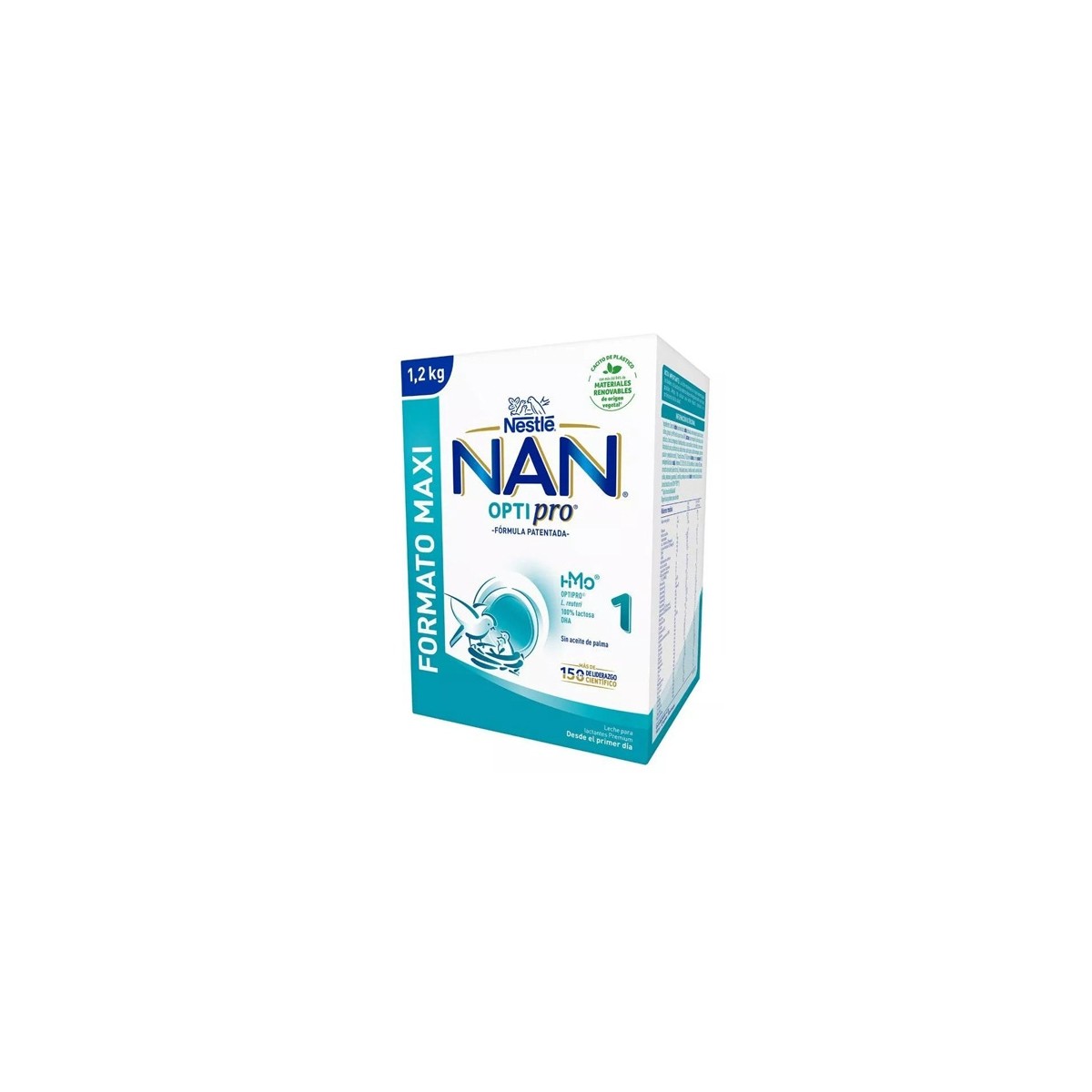 NAN OPTIPRO 1 LECHE LACTANTES 2 ENVASES 600 g...