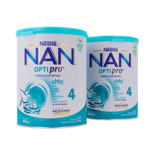 NAN OPTIPRO 4 2 ENVASES 800 g