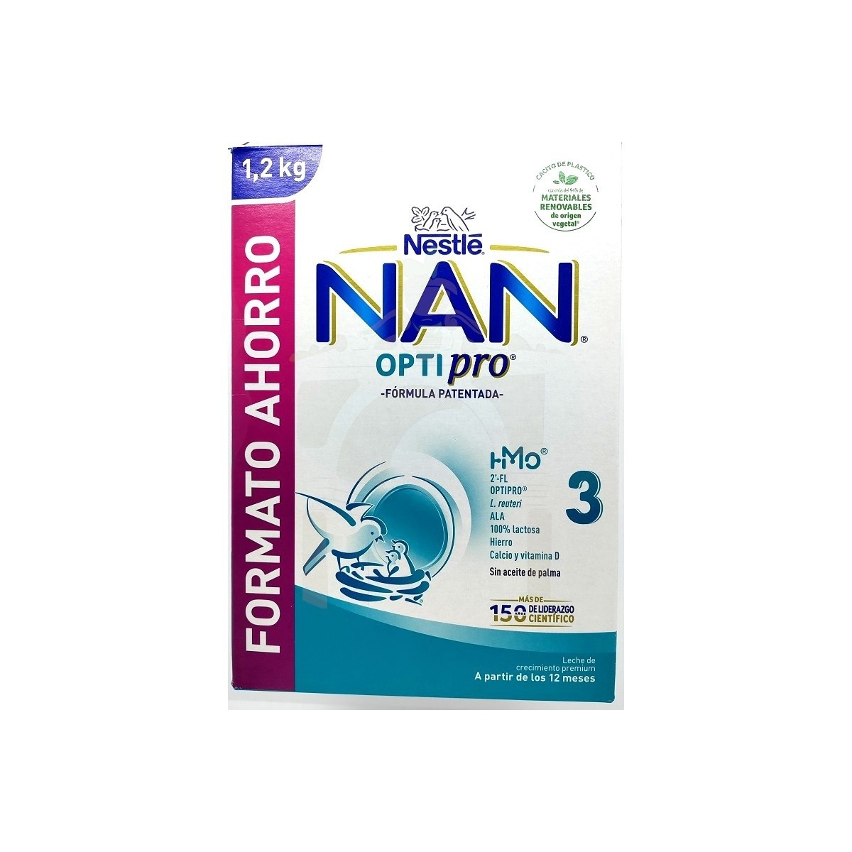 NAN OPTIPRO 3 2 ENVASES 600 g PACK AHORRO