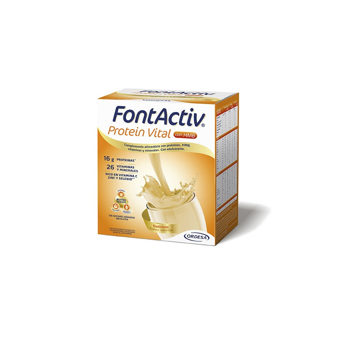 FONTACTIV PROTEIN VITAL 14 SOBRES 30 g SABOR...
