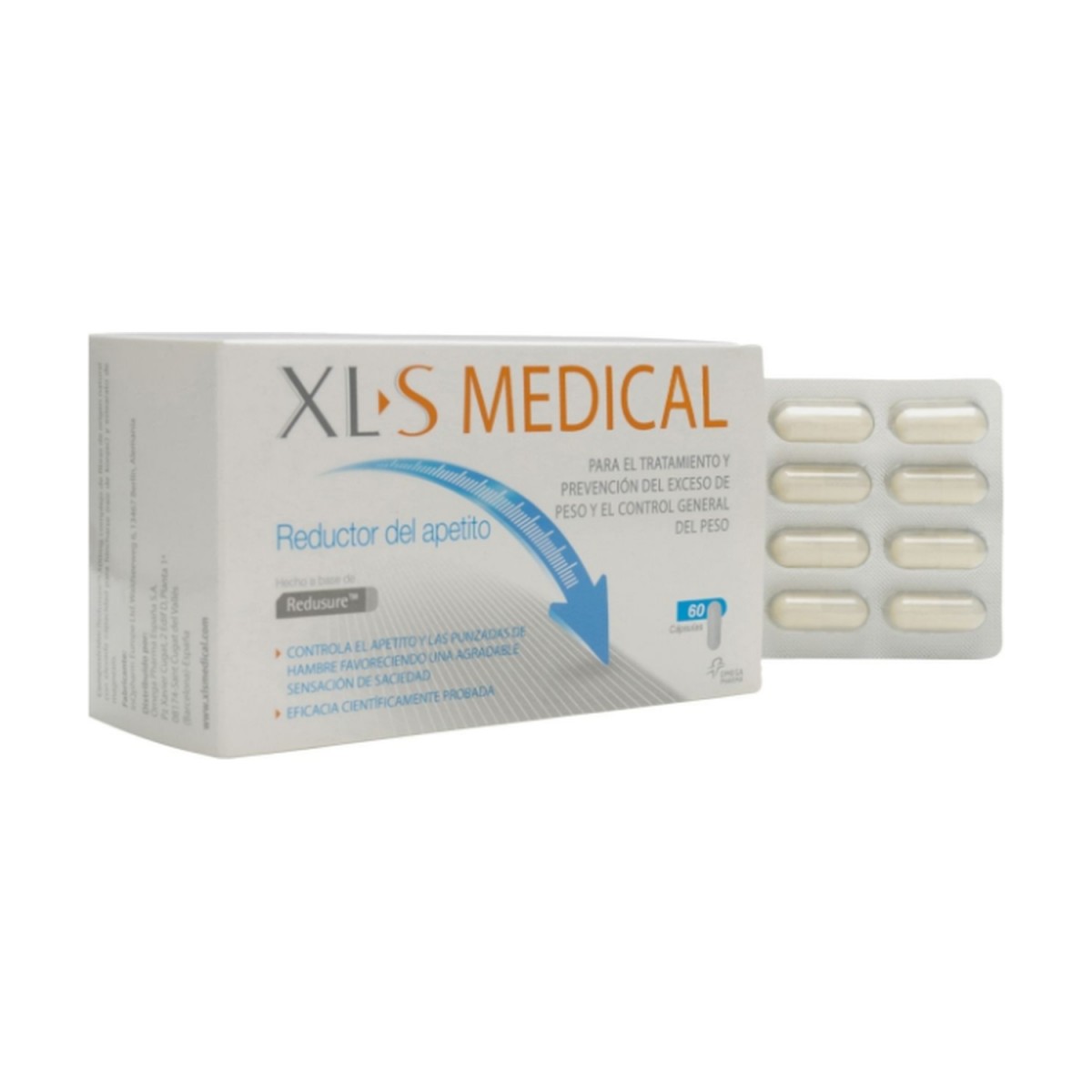 XLS MEDICAL REDUCTOR DE APETITO 60 CAPSULAS