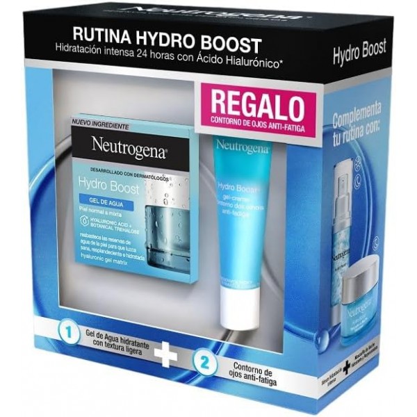 NEUTROGENA HYDRO BOOST GEL DE AGUA + CONTORNO DE OJOS ANTI-FATIGA 1 ENVASE 50 ml + 1 ENVASE 15 ml PACK PROMOCIONAL