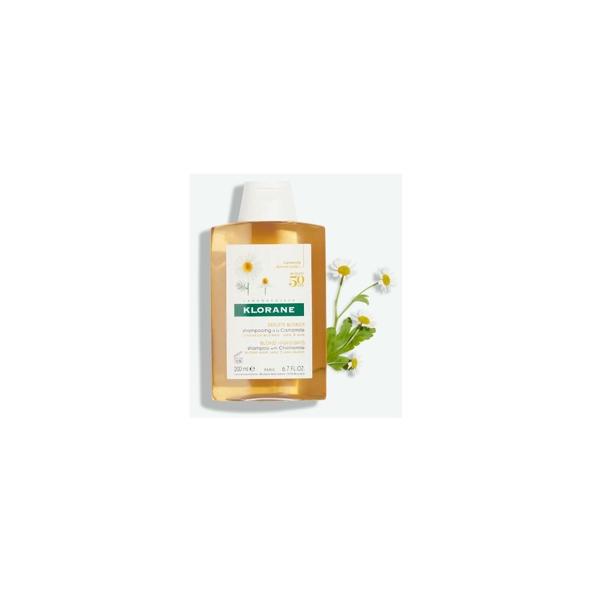 KLORANE CHAMPU A LA CAMOMILA 1 ENVASE 400 ml