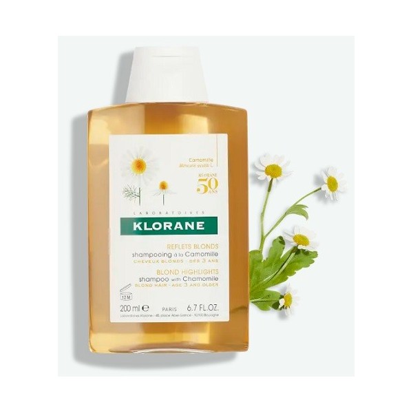 KLORANE CHAMPU A LA CAMOMILA 1 ENVASE 400 ml
