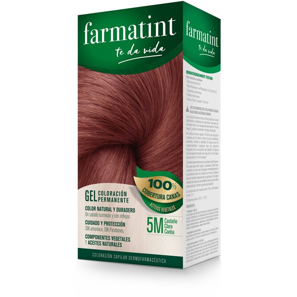 FARMATINT 1 ENVASE 135 ml TONO 5M CASTAÑO CLARO CAOBA