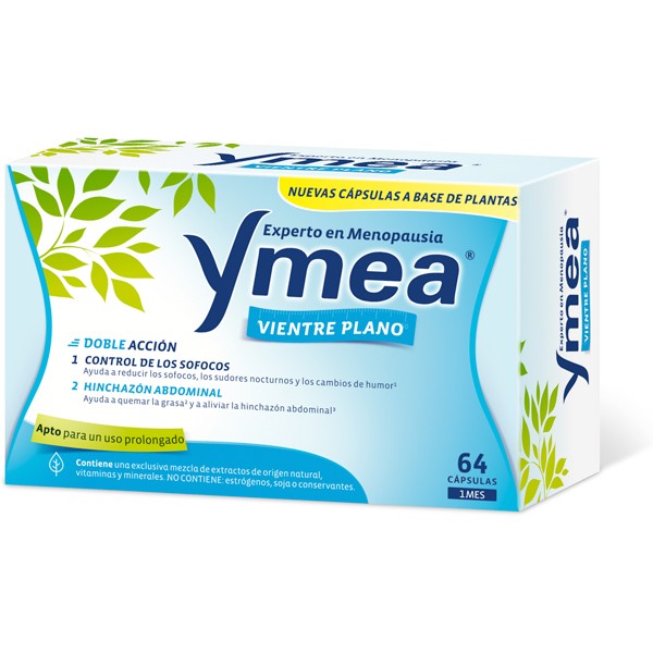YMEA VIENTRE PLANO 64 CAPSULAS