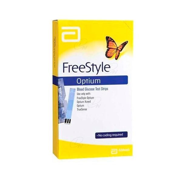TIRAS REACTIVAS GLUCEMIA FREESTYLE OPTIUM 50 U