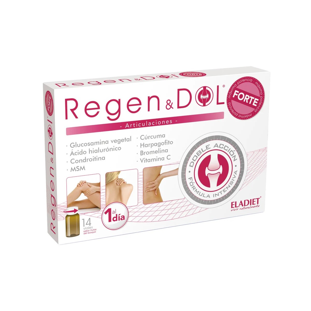 REGENDOL FORTE 14 VIALES 14 ml SABOR FRUTAS DEL...